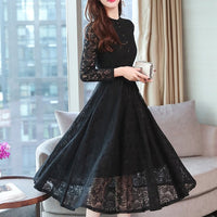 Vintage Lace Long Sleeve Dress