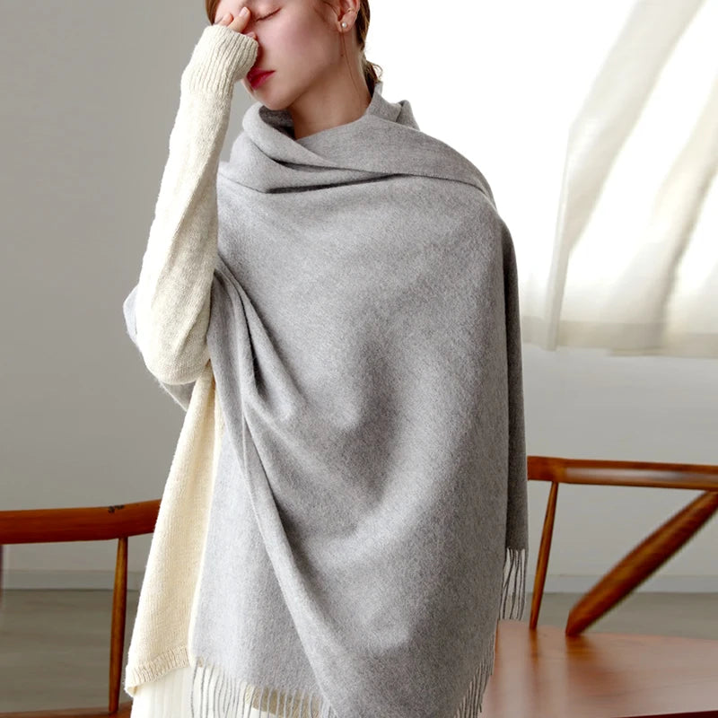 100% Women Cashmere Wool Scarf/Shawl
