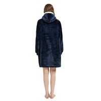Winter Sherpa Blanket With Sleeves Ultra Plush Fleece Sweatshirt Blanket Hoodie Pink Grey Wine Blue Warm Flannel Hooded Blankets