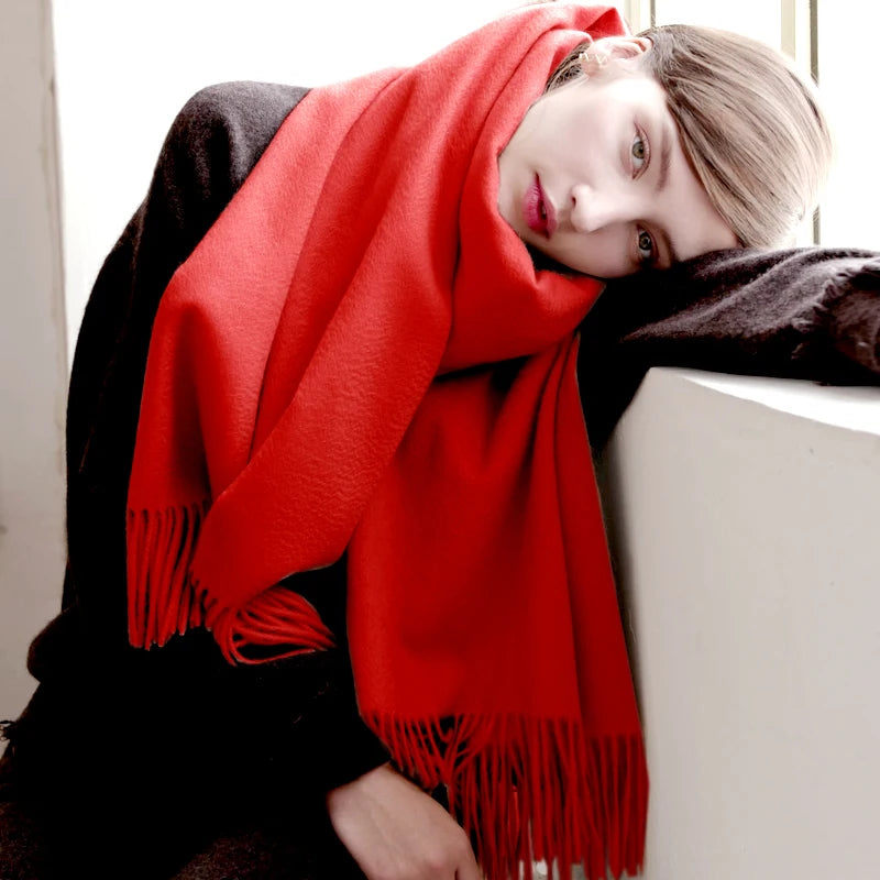 100% Women Cashmere Wool Scarf/Shawl
