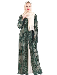 New Islamic Clothing Polyester Muslim Abaya Women Dress Ramadan Dresses Islam Robe Musulman Hijab Kaftan Caftan Pakistan Turkish
