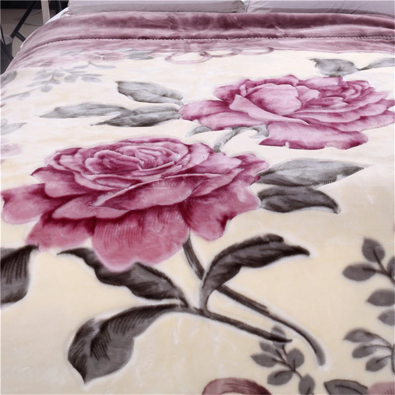 Super Soft Warm Fluffy Raschel Mink Blanket