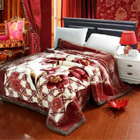 Super Soft Warm Fluffy Raschel Mink Blanket