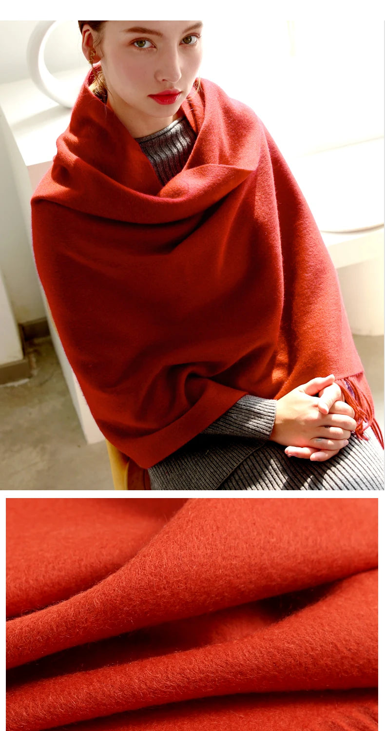 100% Women Cashmere Wool Scarf/Shawl