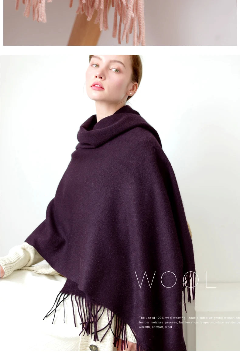 100% Women Cashmere Wool Scarf/Shawl