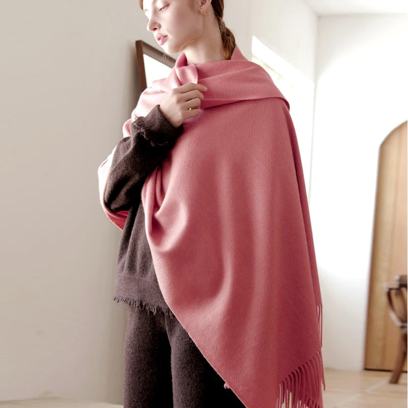 100% Women Cashmere Wool Scarf/Shawl