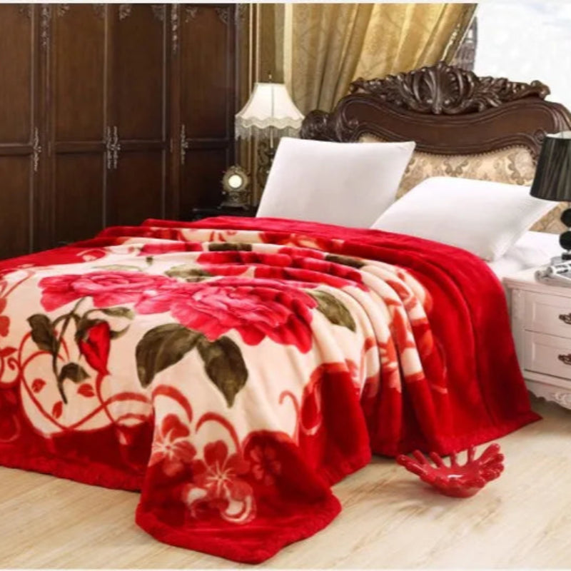 Super Soft Warm Fluffy Raschel Mink Blanket