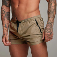 Men's Casual Fitness Pocket Zipper Short