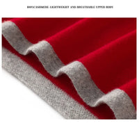 High Quality 100% Cashmere Scarf Shawl Winter New Cashmere Knitted Scarves Women Fashion Warm Neck Scarf Patchwork Color Shawl