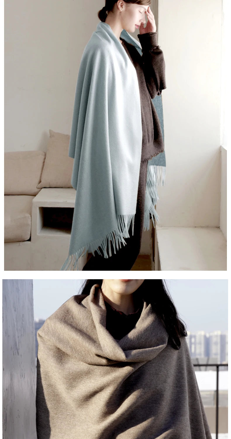 100% Women Cashmere Wool Scarf/Shawl