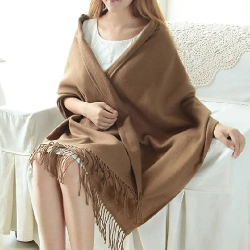 Women's Winter Lattice Scarf/Shawl