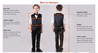White Business Boy Suit Formal Occasion Kids Wedding Party Prom Boy Tuxedo 3 Piece Set Blazer Vest Pants