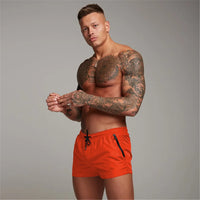 Men's Casual Fitness Pocket Zipper Short