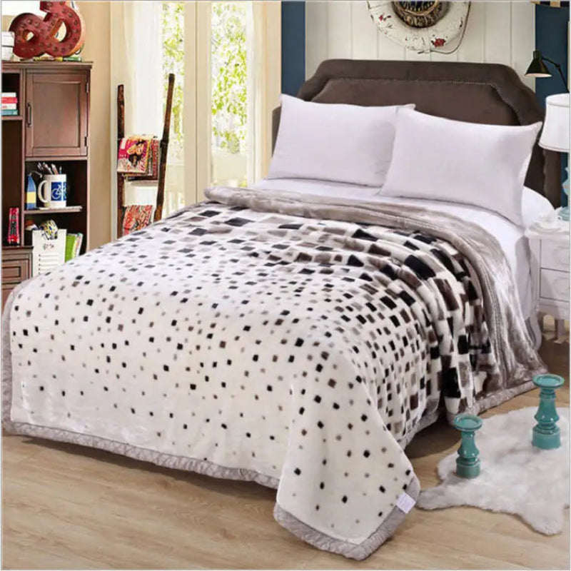 Super Soft Warm Fluffy Raschel Mink Blanket
