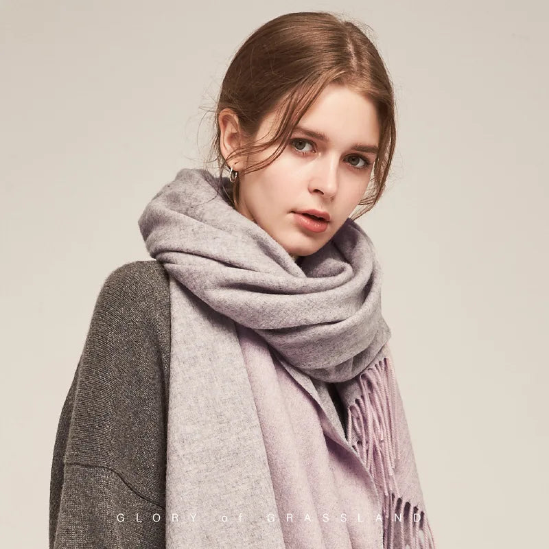 100% Women Cashmere Wool Scarf/Shawl