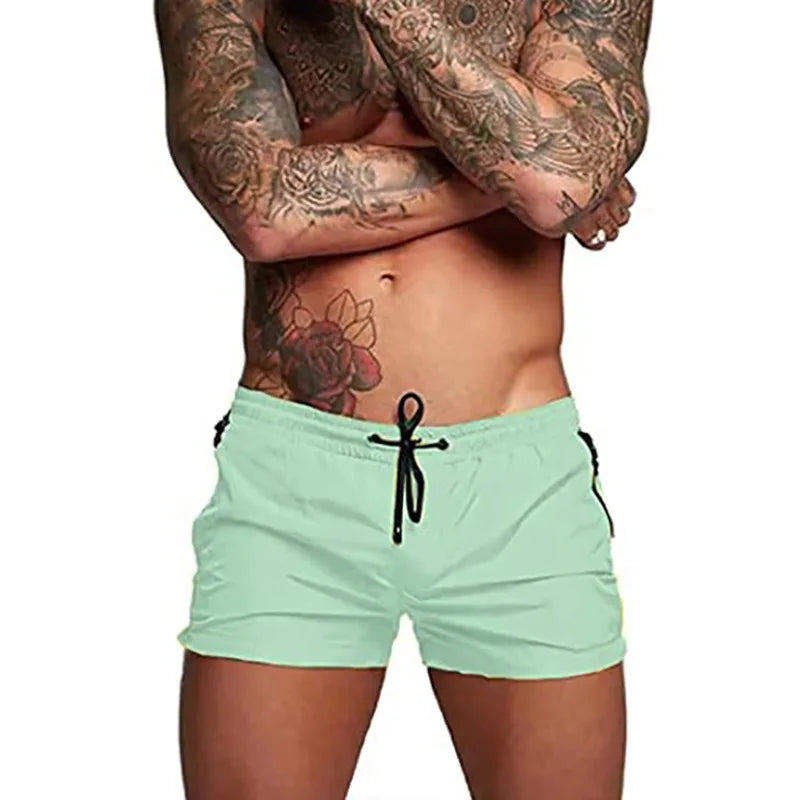 Men's Casual Fitness Pocket Zipper Short