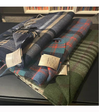 High Quality 100% Wool Scarf Men Winter Autumn Pure Wool Fashion Classic Warm Thick British Versatile Muffler Male Shawl Women