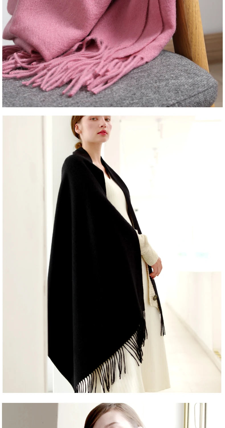 100% Women Cashmere Wool Scarf/Shawl