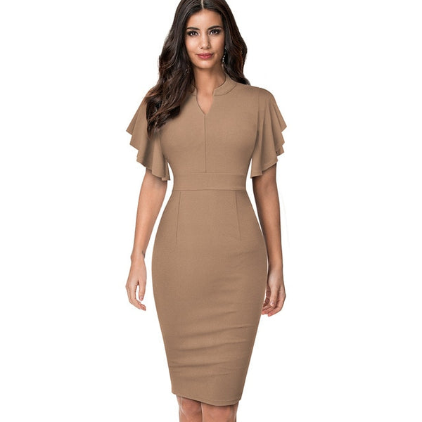 chiffon vs satin bridesmaid dresses KissProm Long Sleeve V-Neck Sheath Dress in Mulberry, Mulberry / 0 Elevate your bridal party shopsimon Size:2 (Long) Pewter Black Nordic Makeup